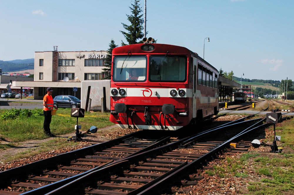 Bártfán fordul a vonat vissza, Kapi felé (a szerző fényképei)