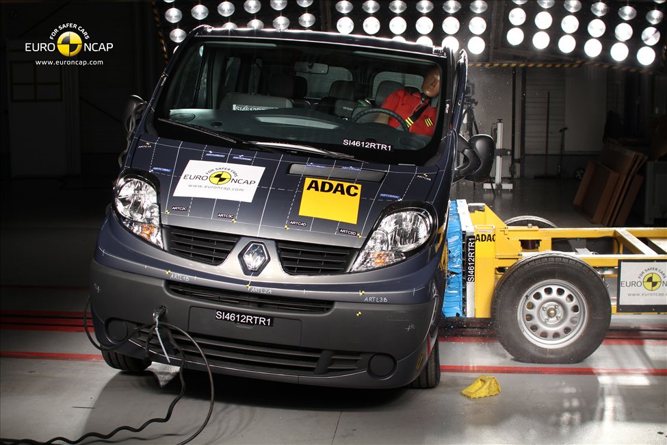 Rosszul vizsgázott a Renault <br /> (fotó: EuroNCAP)