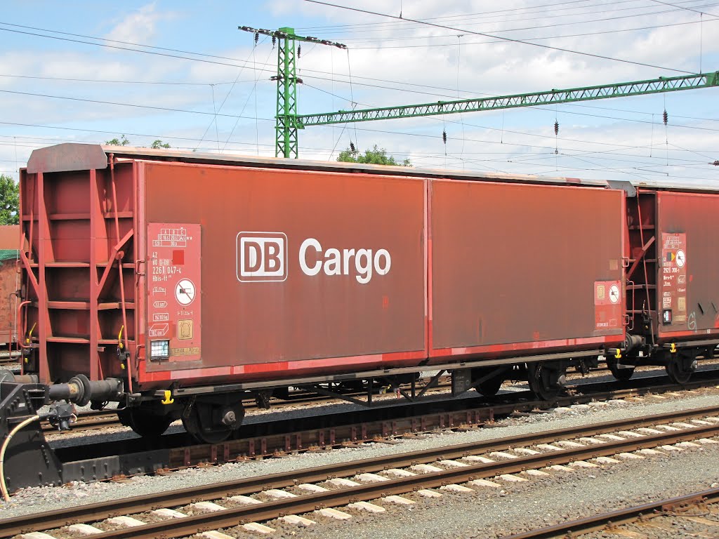 Eztán azt is tudja majd a DB Cargo, hogy ez a teherkocsija baknál áll