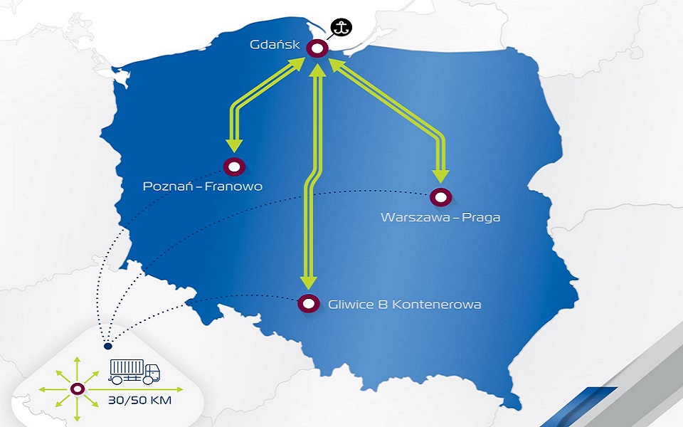 A PKP Cargo Connect Operator szolgáltatása három új útvonalat kínál (kép forrása: Rail Freight)