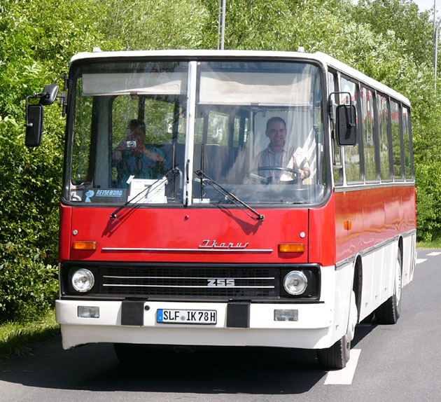 A busz a 266-osból nézve (Fotó: Kengyel Kristóf)