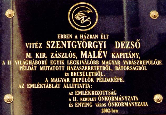 Emléktábla Budapesten, a Margit körút 47-49. számú ház falán