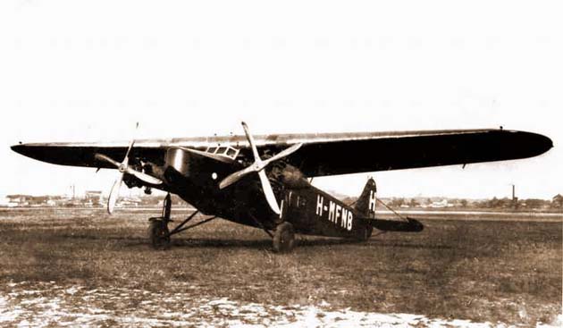 Az első magyar gyártású Fokker F.VIII