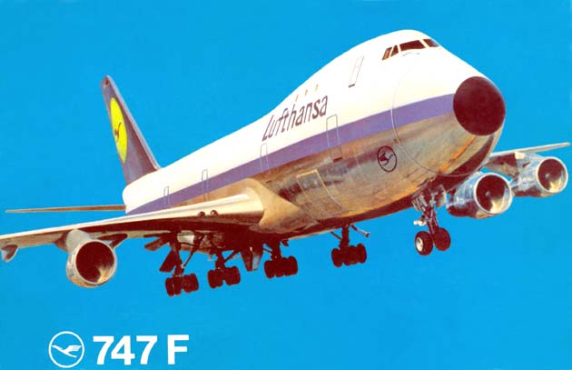 A B-747-200F hasznos terhelése 90 tonna volt (fotó: Lufthansa)