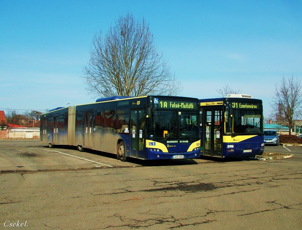 Több buszjáratot teljesen leállítanak Miskolcon, más járatoknál pedig csúcsidőben növelik a követési időt (fotó: Cseke László)