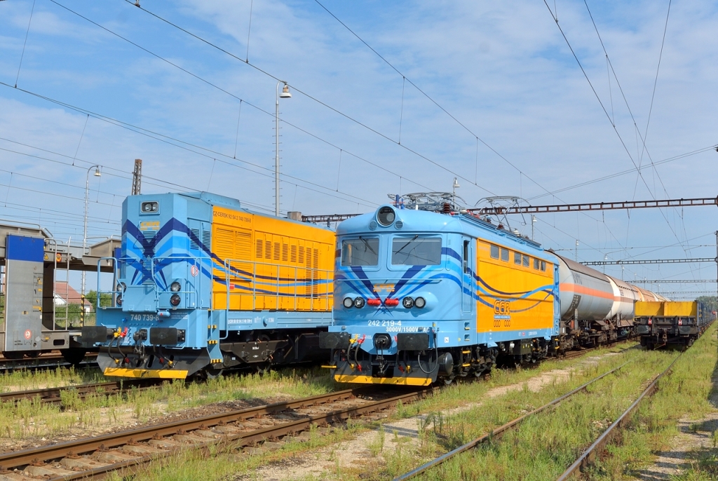 A CER Slovakia saját mozdonyai<br>(fotó: railtrains.sk)