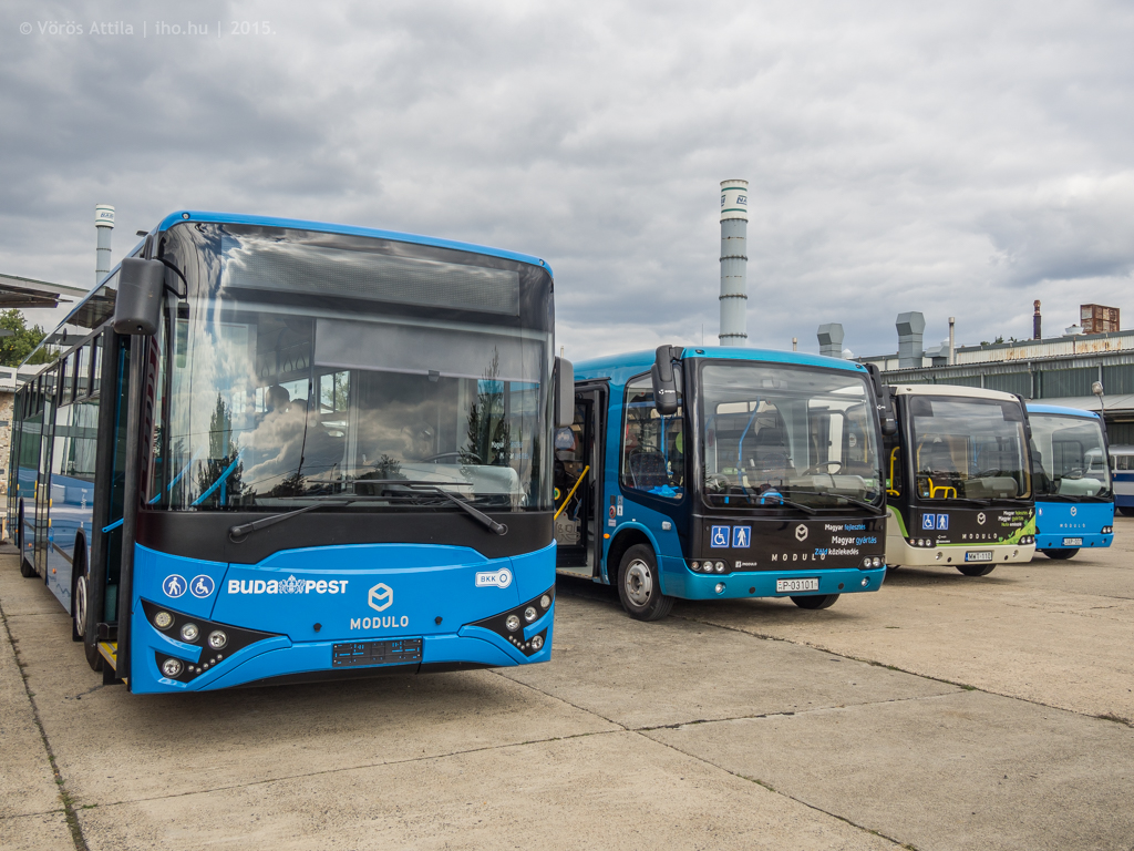 Az új gyártású városi buszok palettáján jelenleg az egyetlen magyar szereplő a MABI. A PKD-konstrukcióban a BKV által összerakott, tizenkét méteres, szóló 127V/108d-ből közel hetven, a tisztán elektromos Evopro-midiből húsz közlekedik Budapesten (fotó: Vörös Attila)