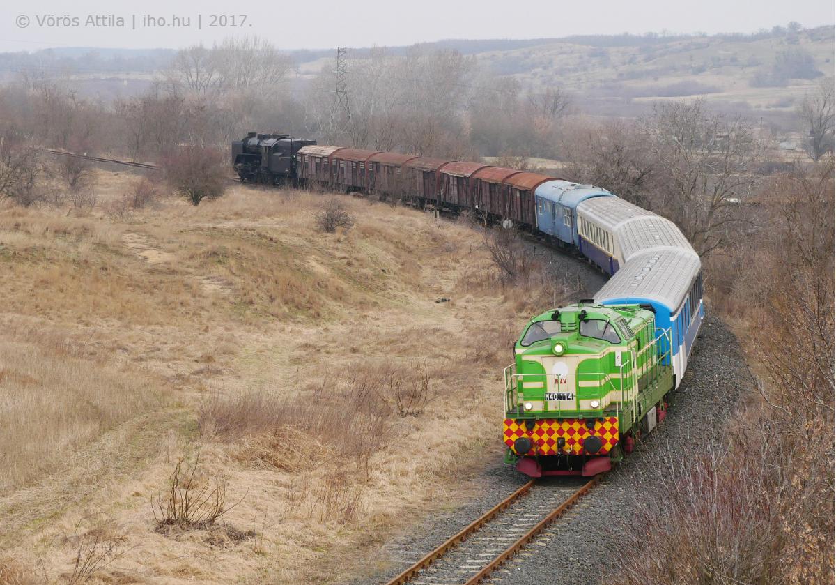 A 114-es (ex A27 003-as) mozdony már három éve a Nosztalgiánál van. Az M40 112-es gép alkatrészeiből állították fel a Bobo Kft-nél Diósgyőrben 2014-ben