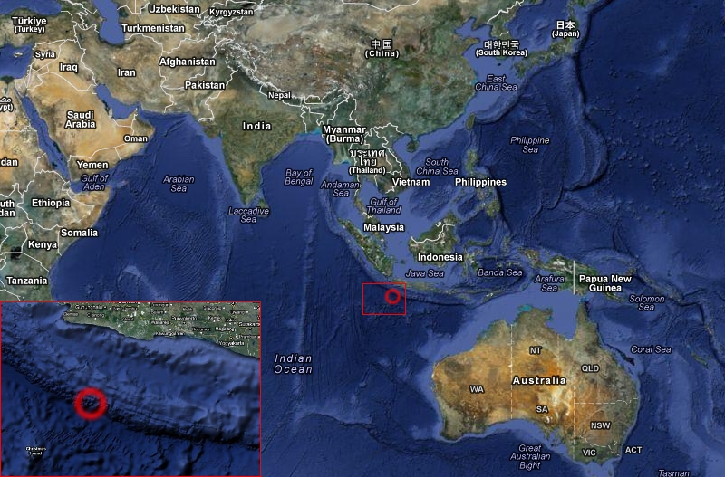 A baleset közelítőleges helyszíne műholdképen<br>(térkép: Google Maps)