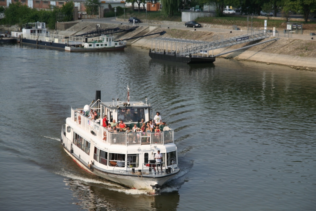 D2-es számmal átkelőhajót indít a Duna belvárosi szakaszán a BKK (illusztráció: Kadocsa Gyula)