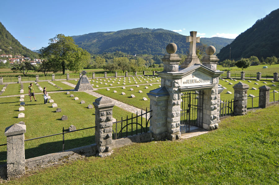 A modrejcei, első világháborús katonai temető (fotó: Nagy Háború Blog)