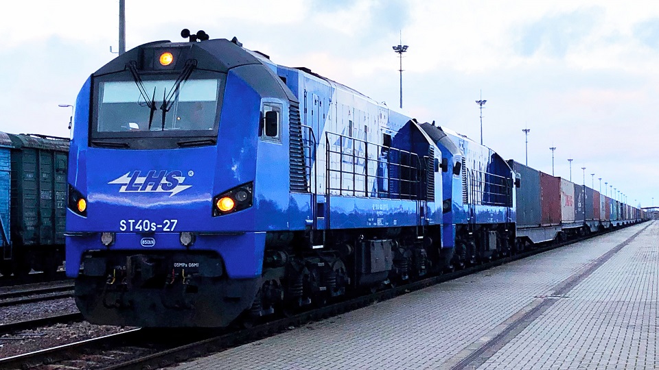 Többek között a lengyelországi Slawkówba is érkezik Kínából konténerszállítmány (kép forrása: Rail Freight)