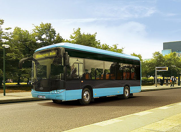 A Solaris első (és eddig egyetlen) elektromos busza<br>(fotó: Solaris)