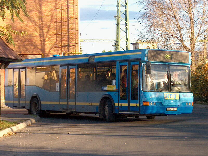 A cég legismertebb terméke a H63-as városi busz<br>(fotó: Könözsi Gábor)<br>A képre kattintva a Hungarobusz termékeiről készült galériánkat tekinthetik meg.