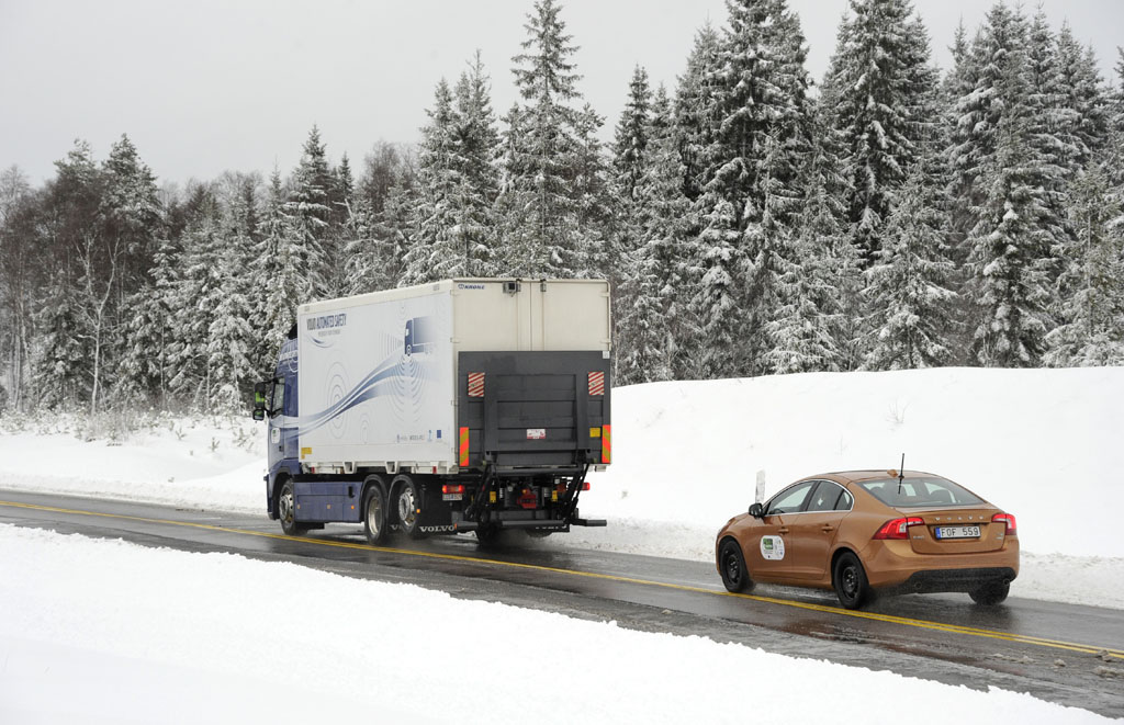 A kutatási programhoz a járműveket a Volvo biztosítja<br/>(fotó: www.sartre-project.eu)