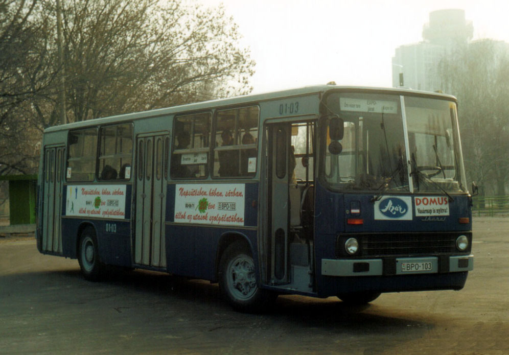 A busz a húsz éves évfordulóját az Expo-járaton ünnepelte, már BPO-103-ként