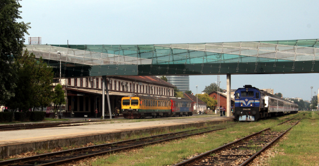 Az eszéki vasútállomás, ahonnan nem jön már vonat Magyarországra