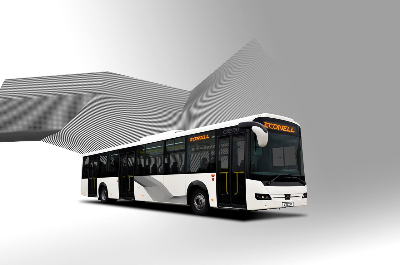 A Kravtex-Kühne cégcsoport bemutatta a 13 méteres Credo Econell 13 és Econell 13 City modelleket (látványterv: Credo Bus and Coach)