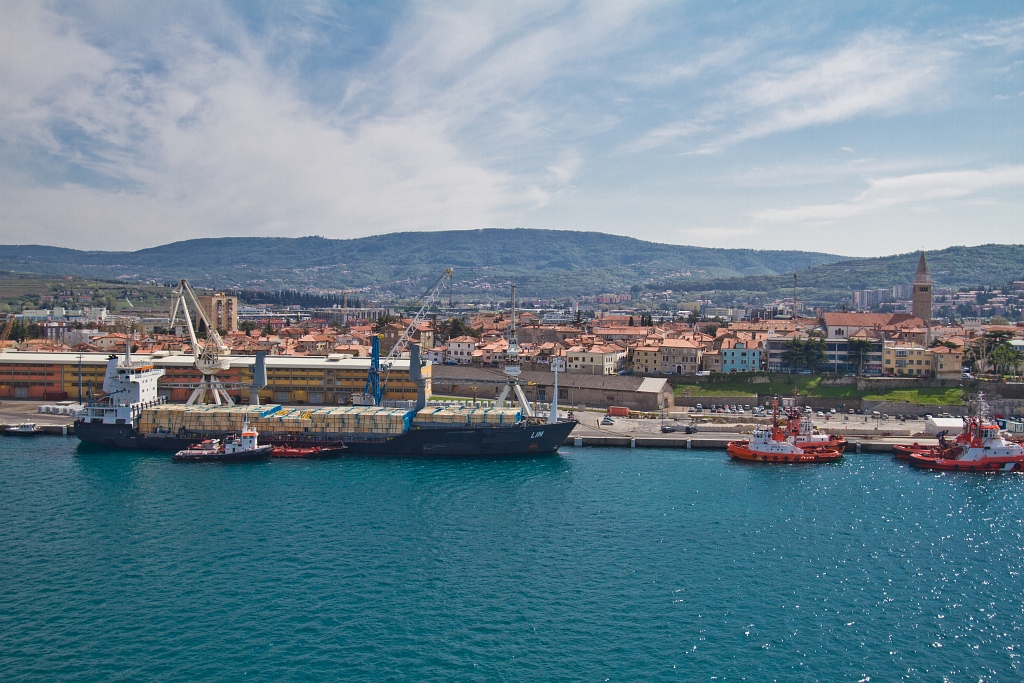 Folyamatosan bővül a koperi kikötő, 2020-ra már 1,3 millió TEU kapacitást tudnak majd kezelni (fotó: Vörös Attila)