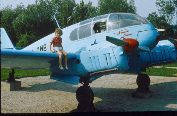 Az emlékpark Super Aeroján ülök 1976-ban