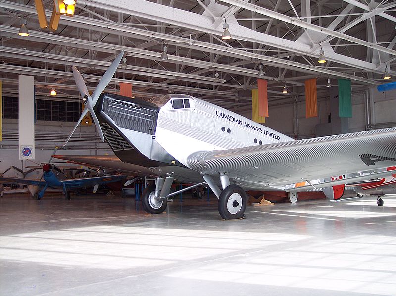 A Ju-52 eredetileg egymotoros volt...