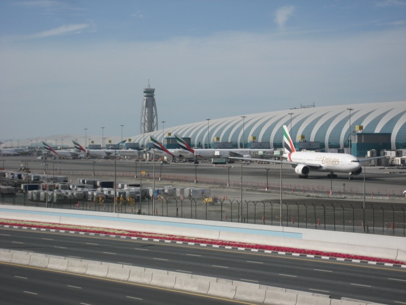 Dubai International, az új óriás csomópont <br> (fotók. wikimedia)