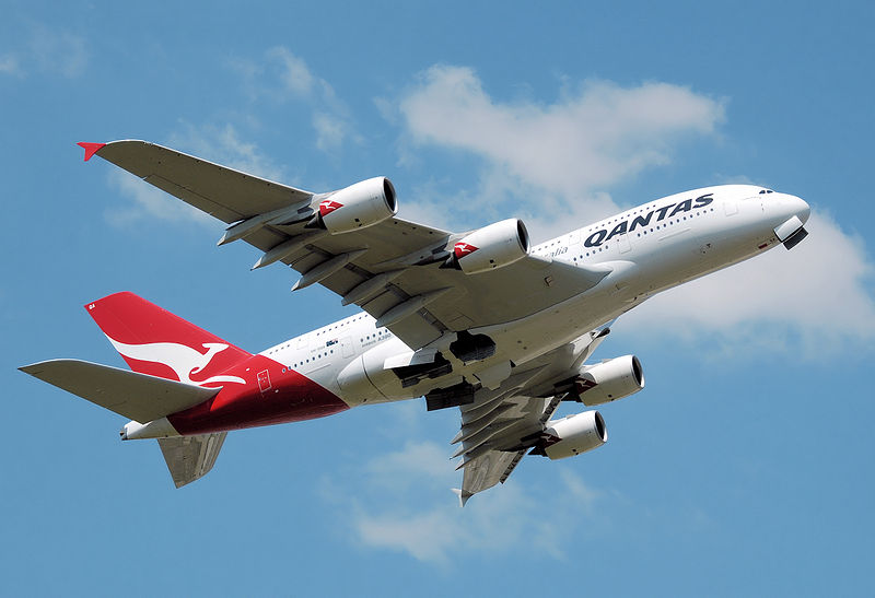 Az ausztrál légitársaság egyik A380-asa