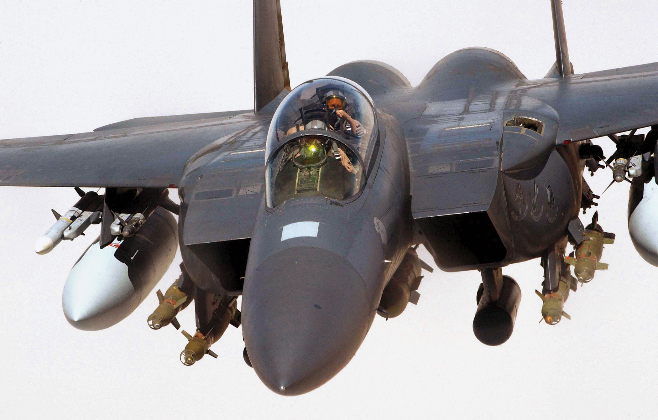 F-15E Strike Eagle: unokáink is látni fogják? <br>(fotó: wikimedia.org)