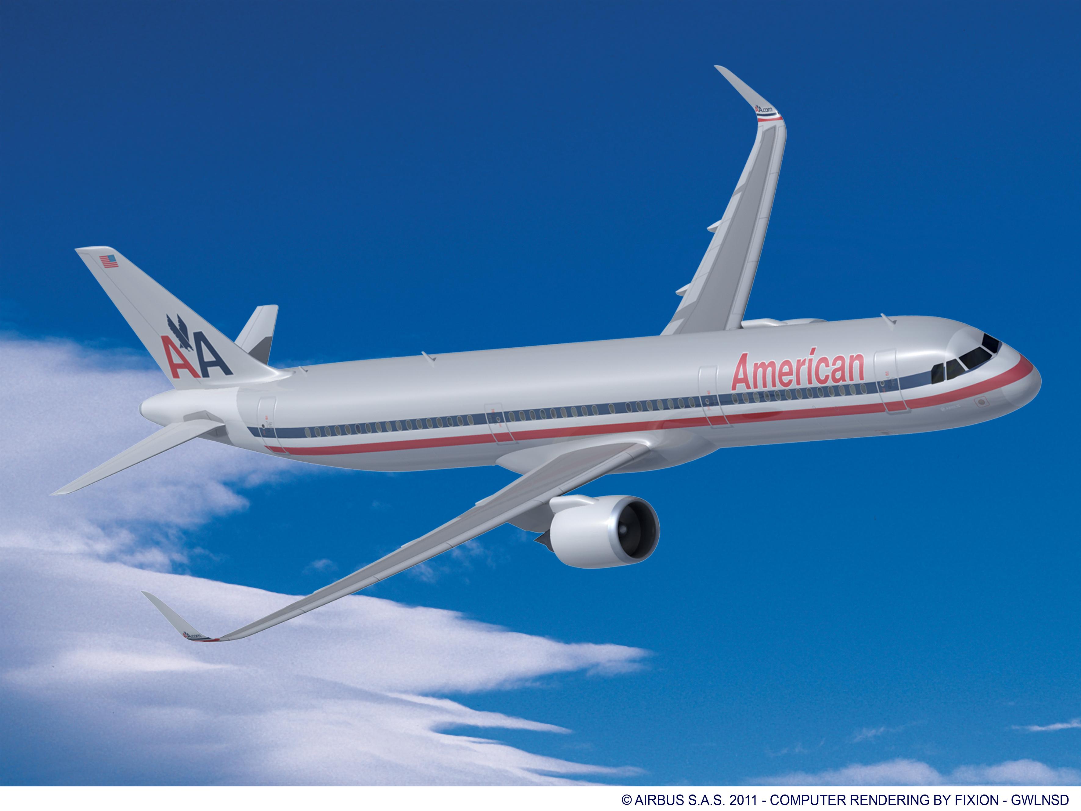 A321neo, American Airlines-színekben <br>(fotó: Airbus)