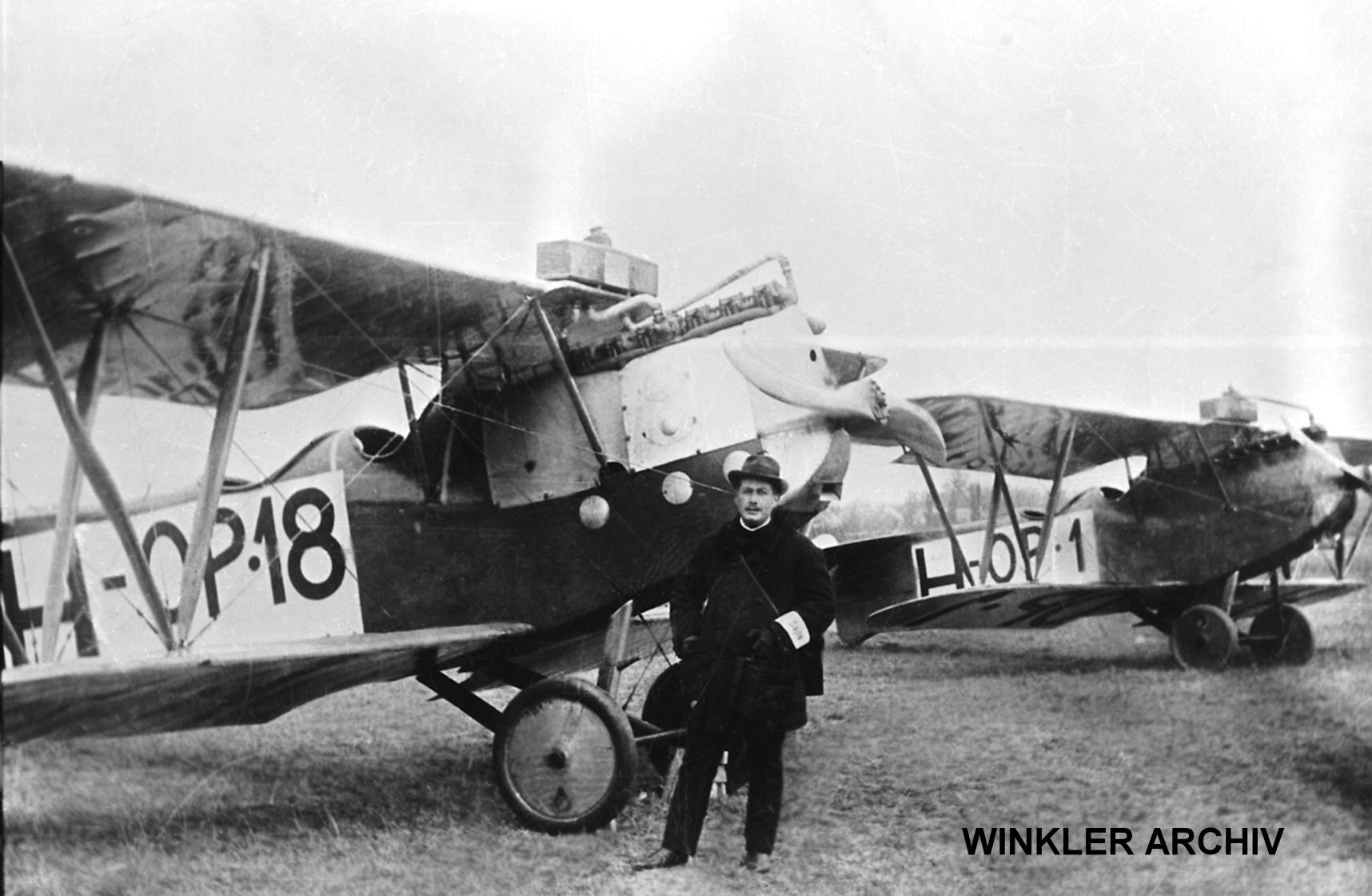 A polgári gépekről azonnal látható: az első világháború harcedzett típusairól van szó