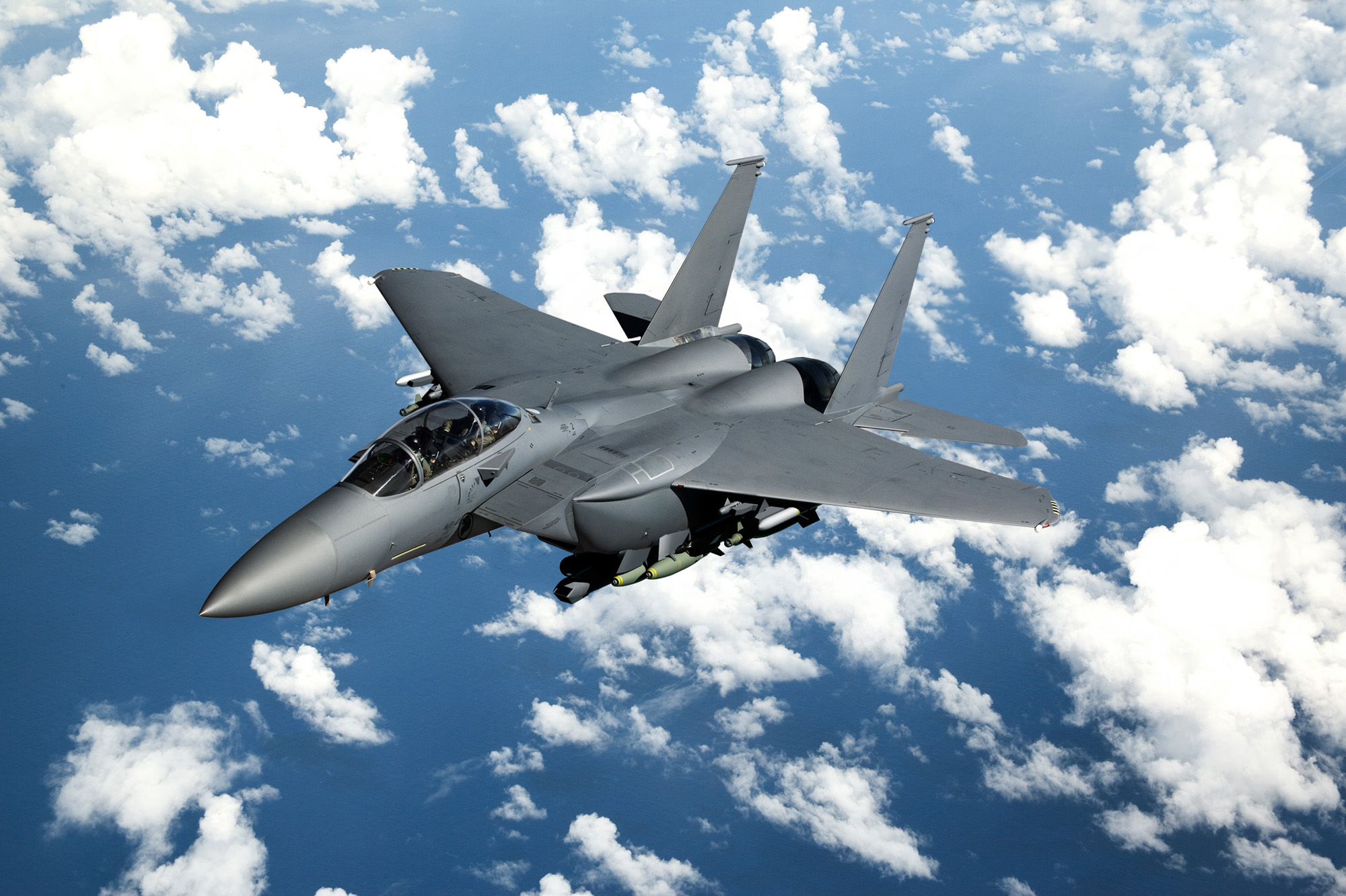 Szingapúr is az F-15-ösökre szavazott: F-15SG a levegőben <br>(fotó: boeing.com)