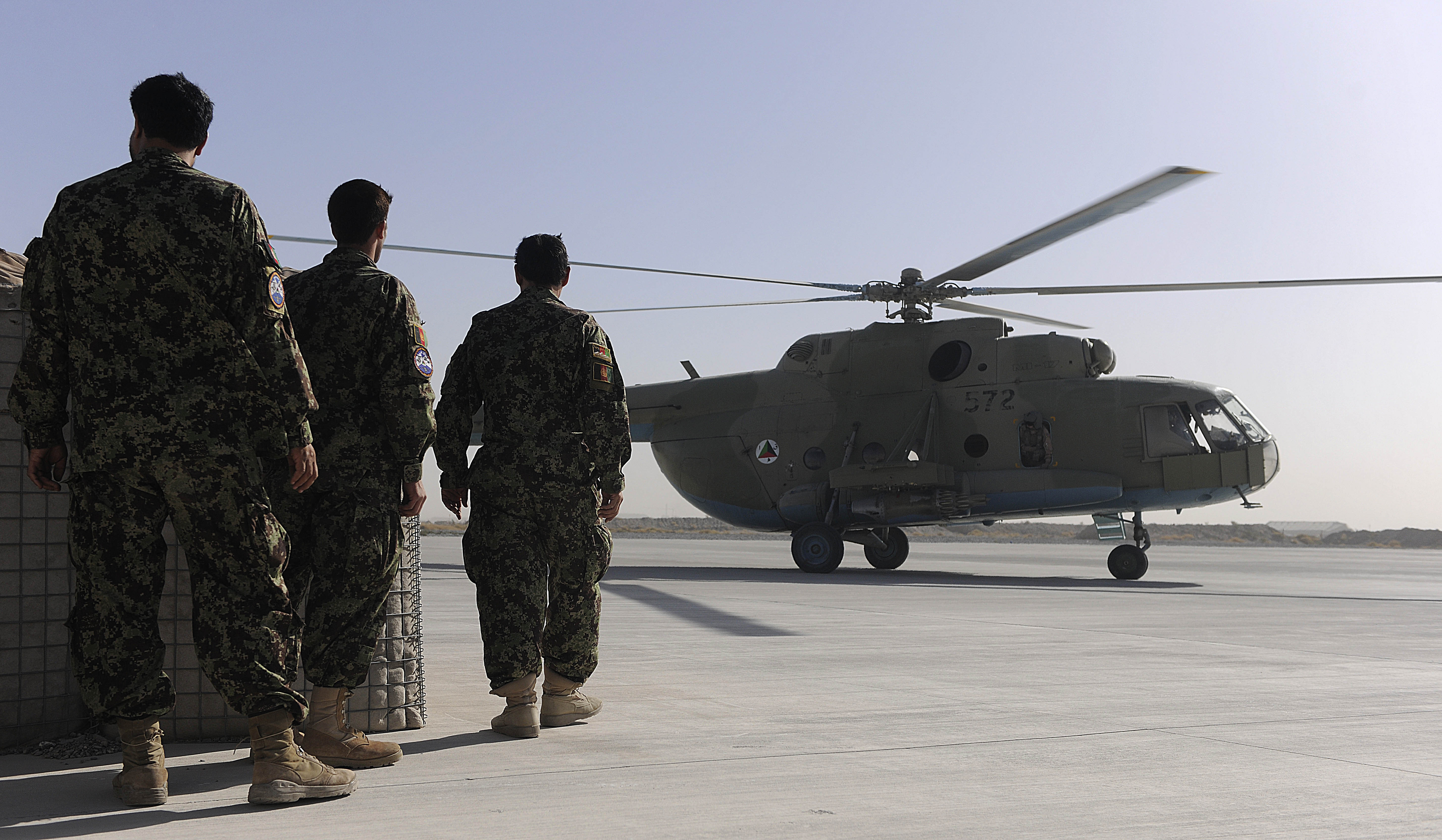 Az újjászülető Afgán Légierő igáslovai a Mi-17-esek <br>(fotó: army.mil)