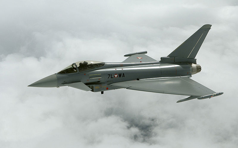 Az osztrák légierő Eurofightere