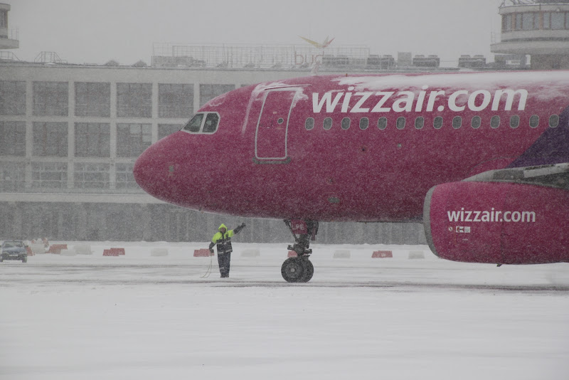 Wizz-A320-as az 1-es terminálnál: megkapja-e a magyar kormánytól az Unión túli leszállási jogokat? <br>(fotó: Budapest Airport)