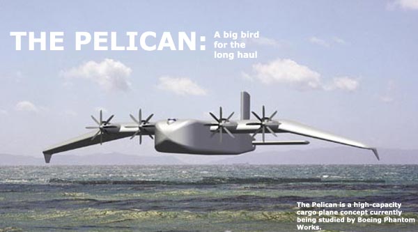 A Pelican háromszor akkora lenne, mint a mai legnagyobb gép, az An–225, de egyelőre nem dolgoznak a megvalósításán