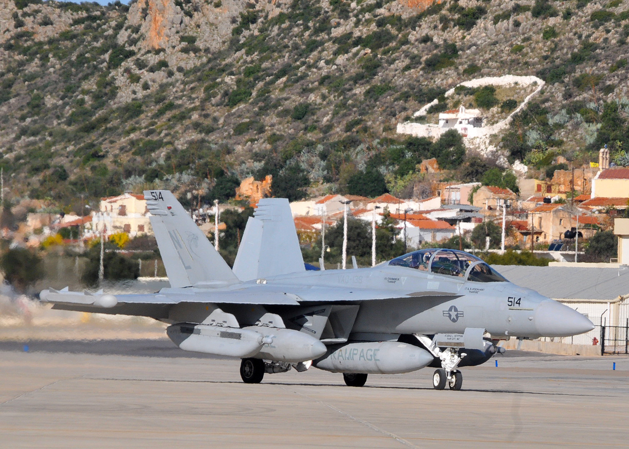 Ilyen lesz: EF-18 Growler az Amerikai Haditengerészet színeiben <br>(fotó: USN)