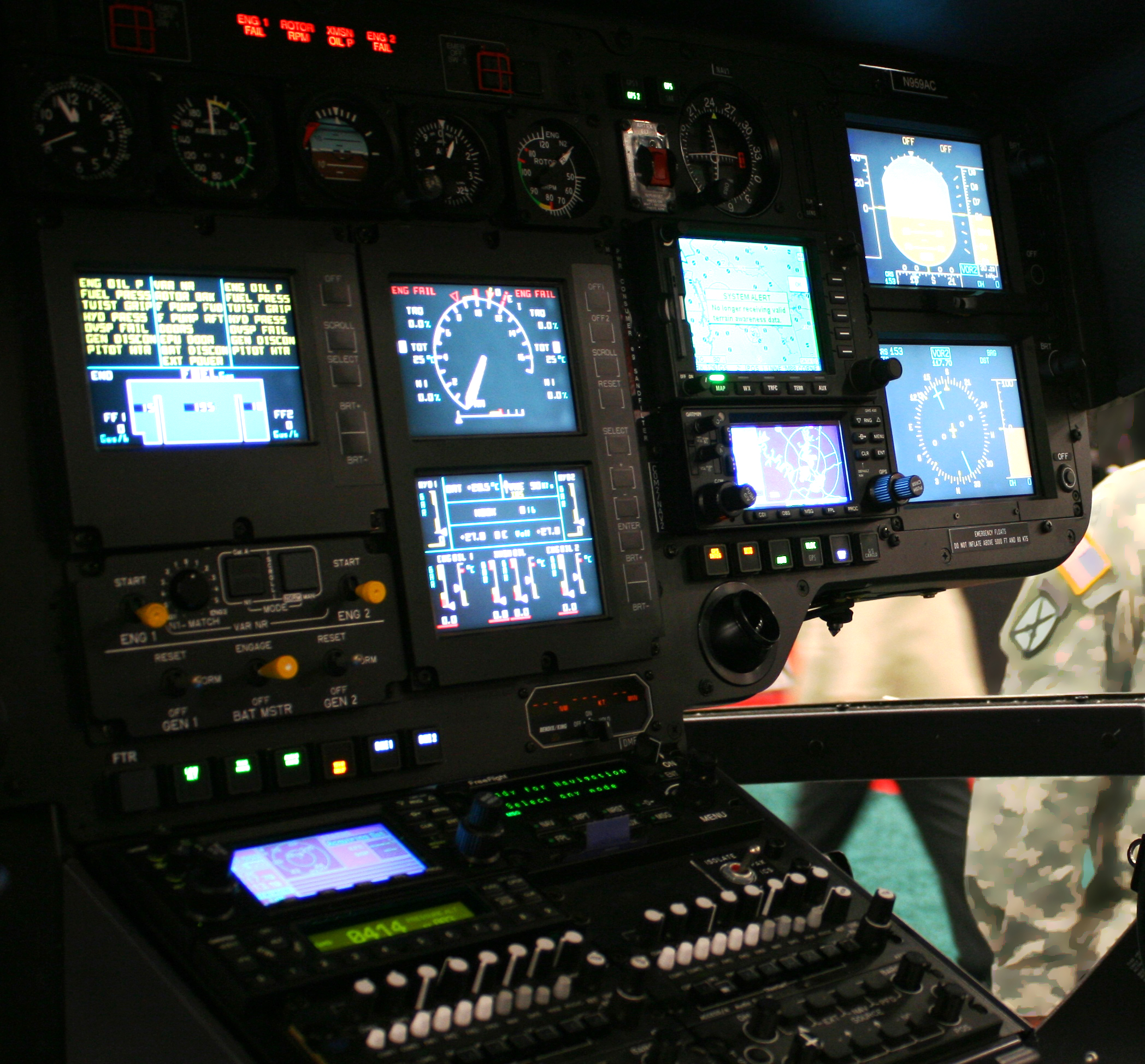 Az UH–72A műszerezettsége minden igénynek megfelel <br>(fotó: uh-72a.com)