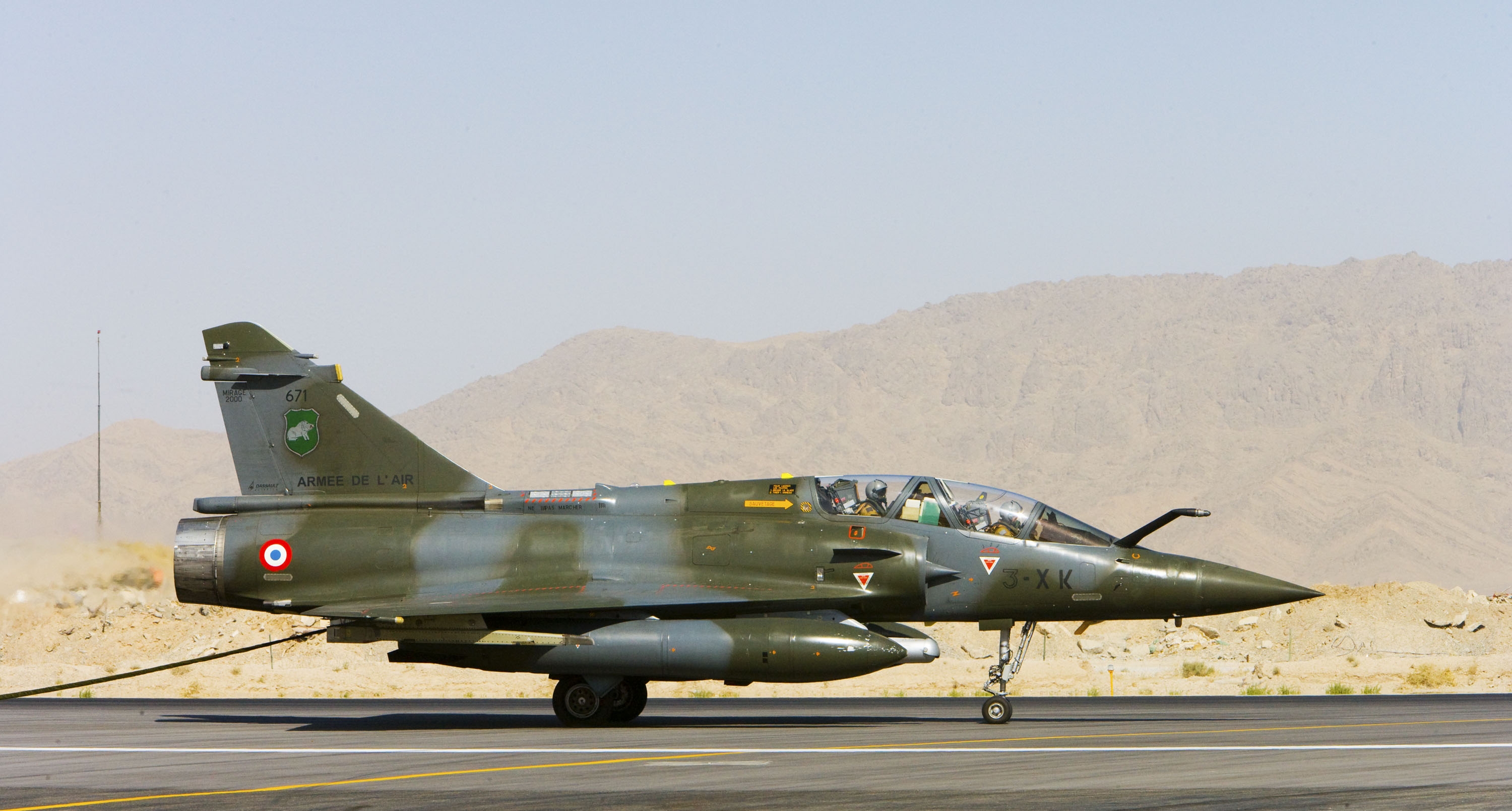 A Mirage 2000D a földi célpontok ellen specializálta magát <br>(fotó: nato.int)