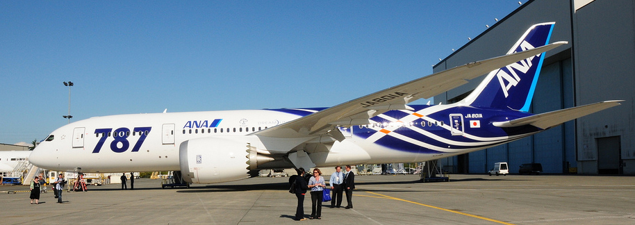 Az ANA elsősorban a business class-re és a teherszállításra építi nagy hatóütávolságú 787-eseinek stratégiáját <br>(fotó: airlinereporter.com)