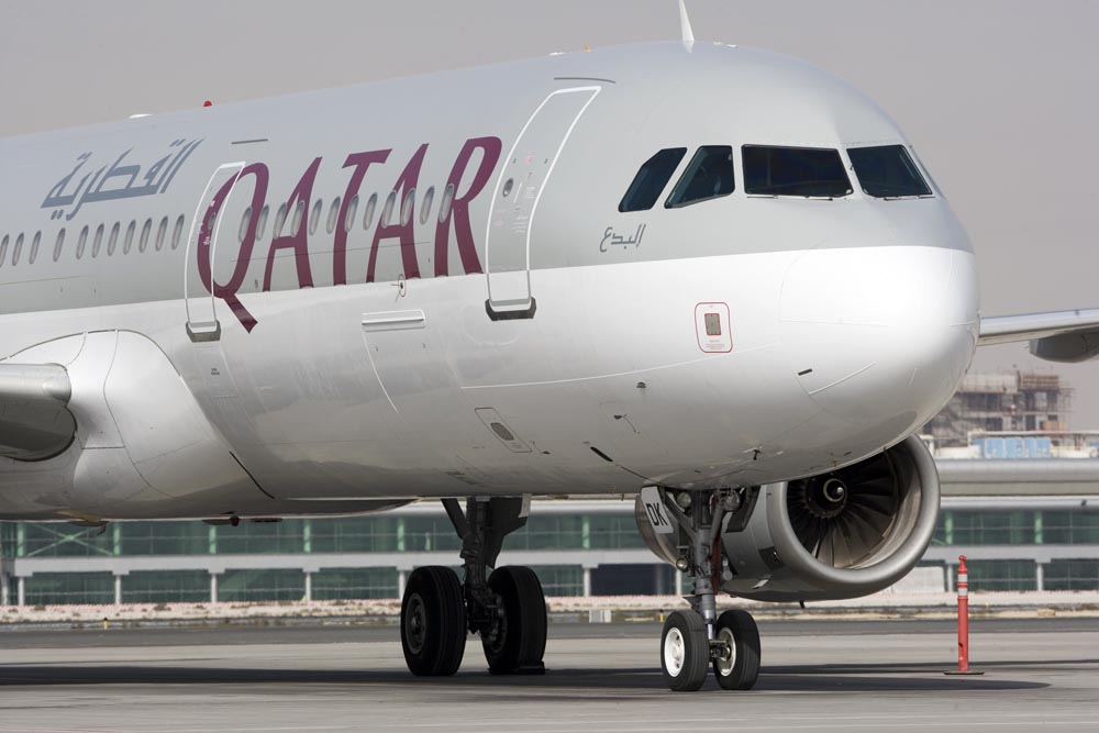 A Qatar keskenytörzsű családjának legnagyobbja, az A321-es 