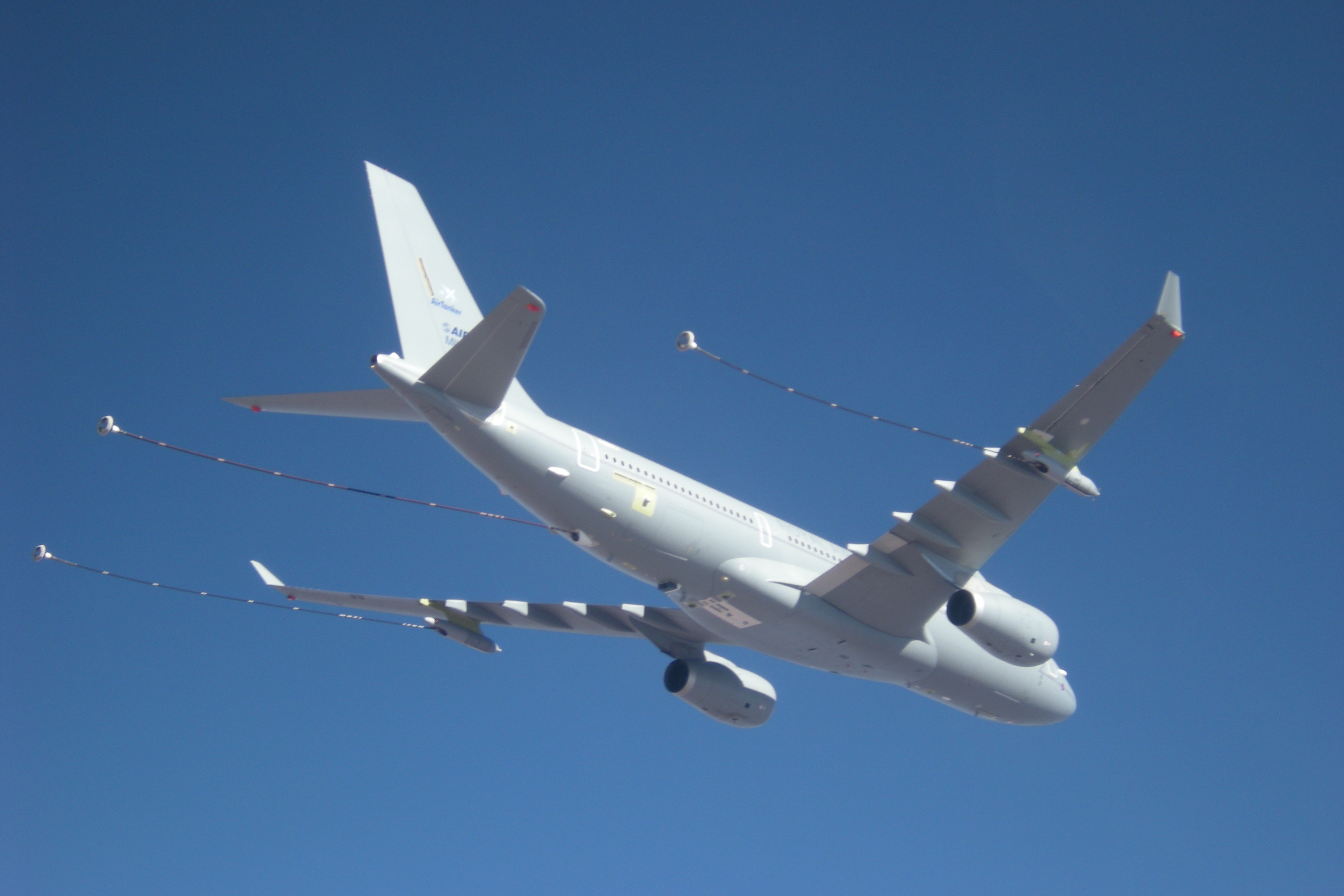 Voyager KC3, problémás légiutántöltő rendszerekkel  <br>(fotó: Airbus Military)