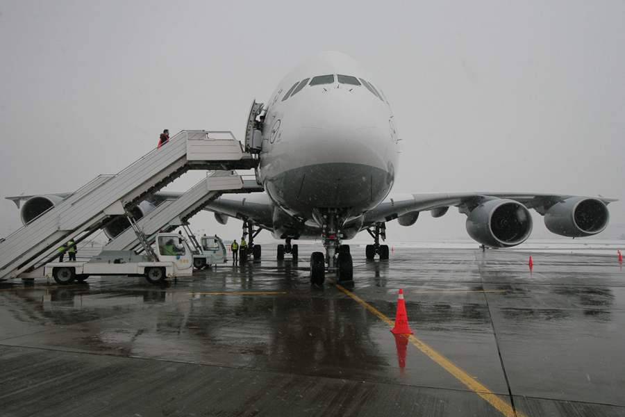 ...és márciusban a Lufthansa színeiben bemutatkozott Vnukovón is<br>(fotó: Russian Aviation)