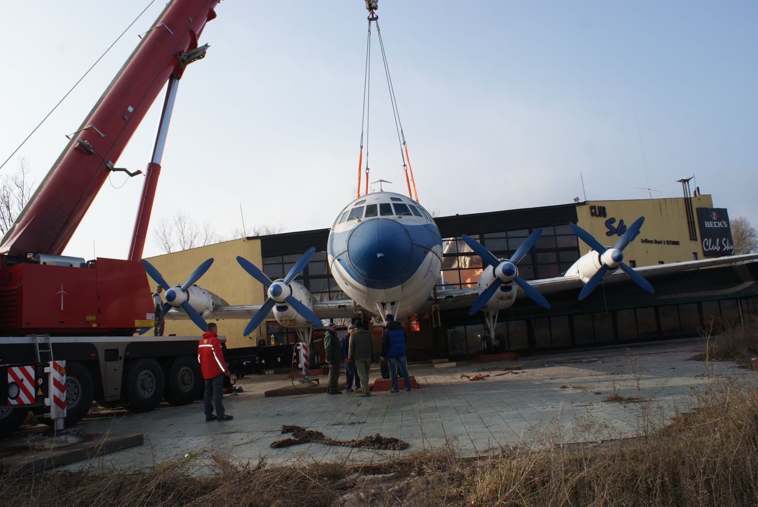 A Malév egykori utaszállítója majd cargo-gépe a tavalyi szabadításkor...