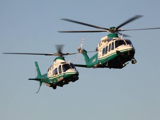 Ezek az AW139-esek Bulgáriában repülnek <br>(fotó: AugustaWestland)