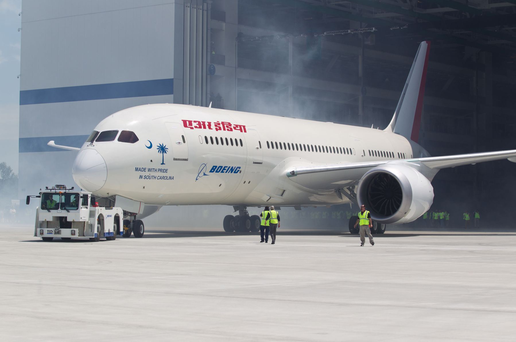 Az új dél-karolinai Boeing-gyártósor első gépe az Air Indiáé, kérdés, mikor veszi át a társaság és mennyiért