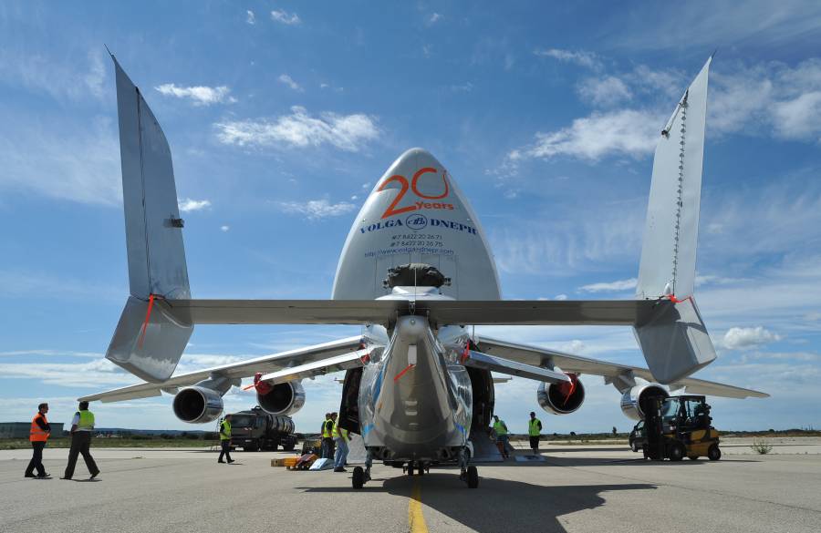 Érkezés Texasba egy Antonov An-124-es gyomrában