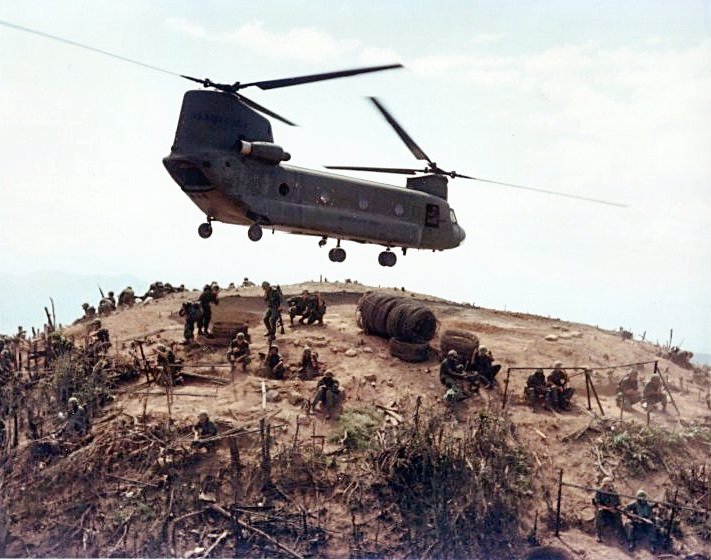 Korai Chinook Vietnamban a 60-as években...