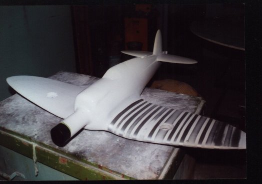 Az Ezüst Nyíl szélcsatornába készült modellje <br>(fotó: BME)