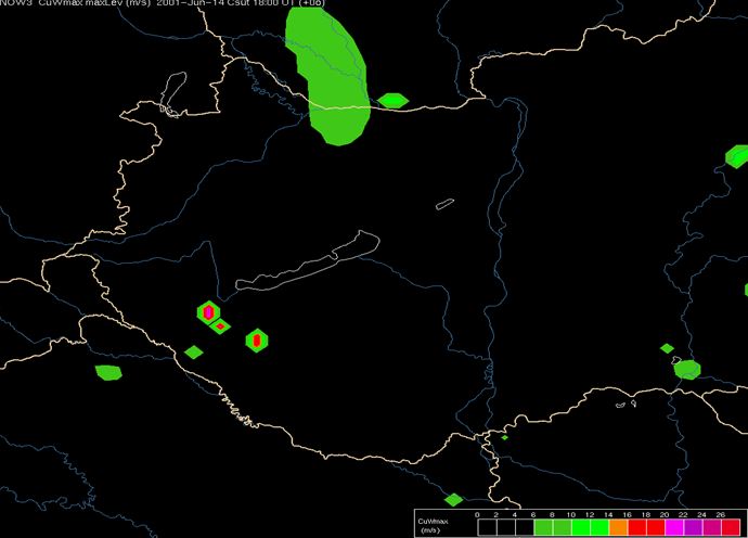 Radarkép a Synergon Cessnájának pusztulásakor: Délnyugat-Magyarország felett végzetes zivatarcellák