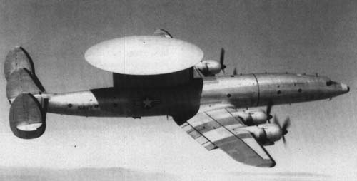 AWACS-Connie az ötvenes évek végéről